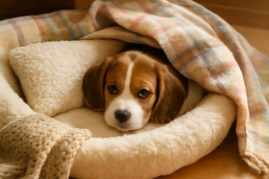 comfortabele ondersteunende puppybed