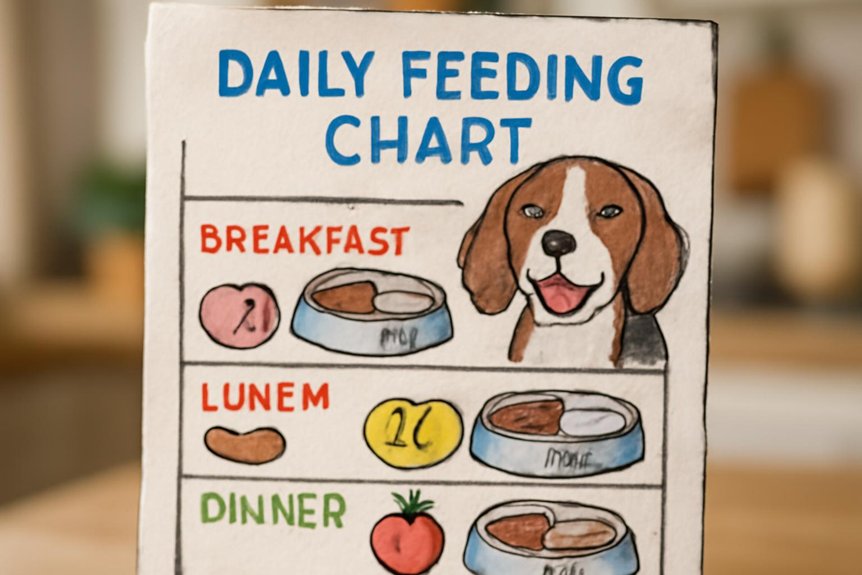 dagelijks beagle voerschema