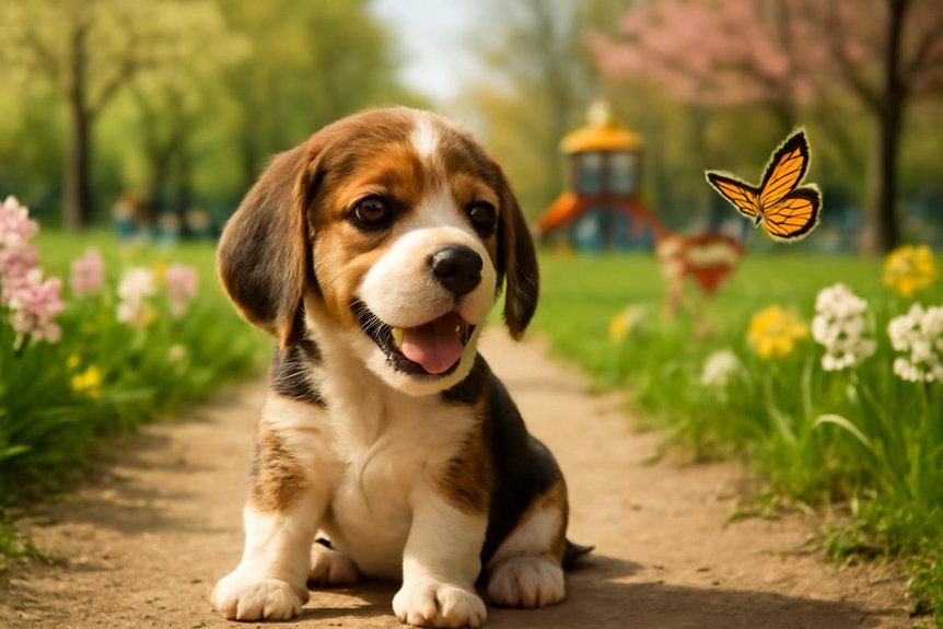 geleidelijk de puppy blootstellen aan omgevingen