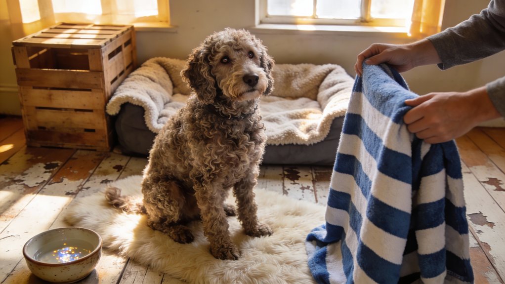 laten wennen van een Lagotto aan een routine