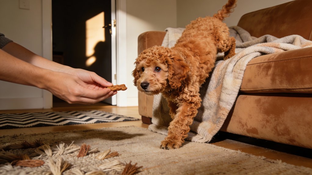gestructureerde geleidelijke angstblootstelling voor lagotto-puppy's