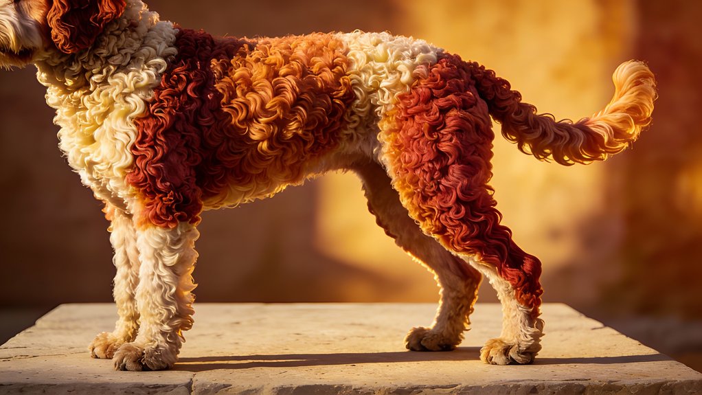 staart achterpoot buigen lagotto standaard