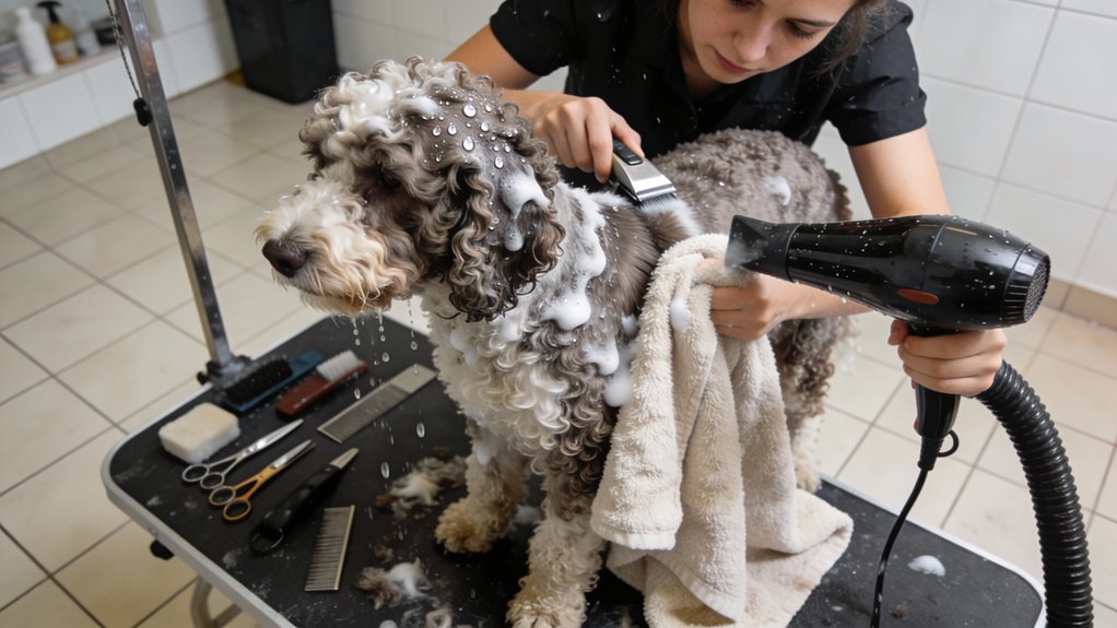 wassen spoelen afdrogen drogen